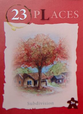 PLACES Card - Subdivision A red “PLACES” game card labeled