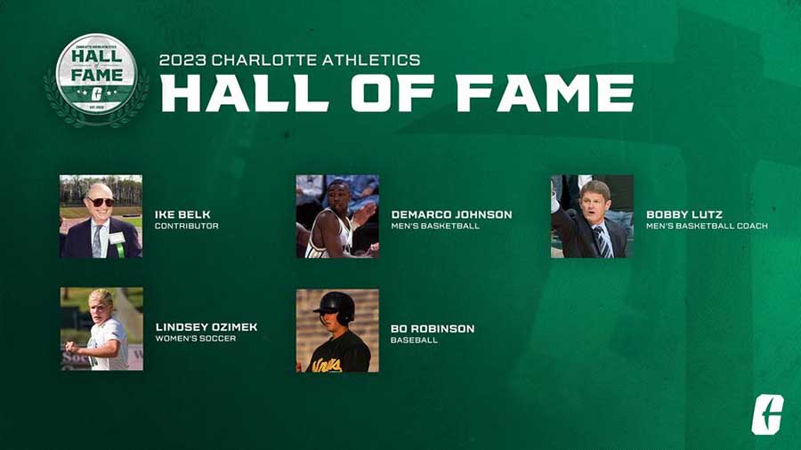 Charlotte names five new inductees to 49ers Athletics Hall of Fame