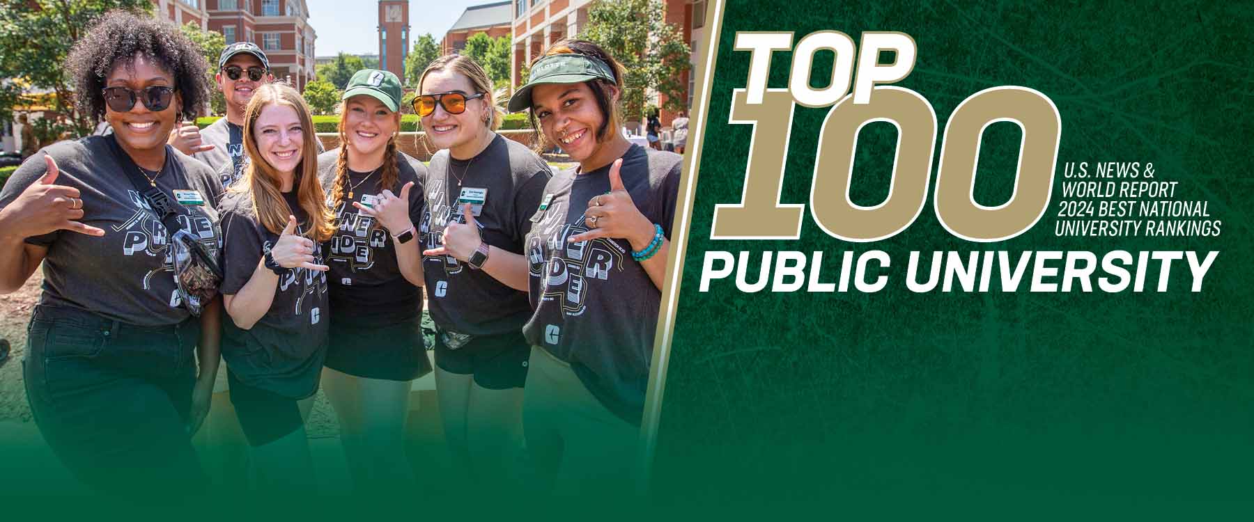 UNC Charlotte now among top 100 public universities in U.S.