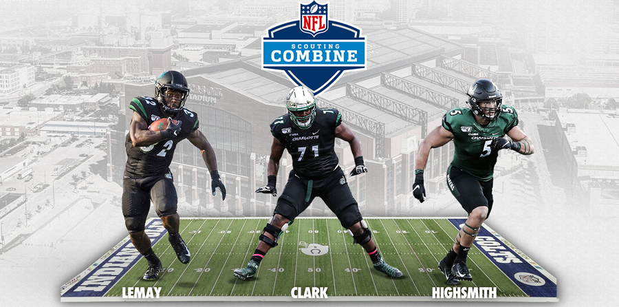 Charlotte 49rs send record three players to NFL Combine