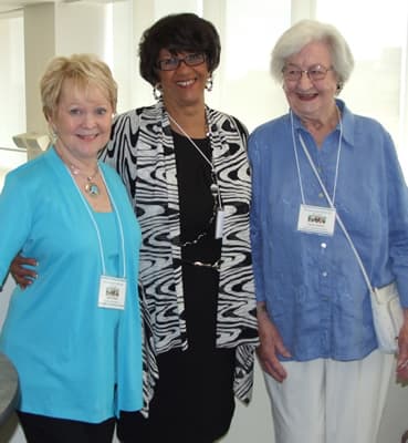 Dorothy Counts-Scoggins (center) at UNC Charlotte Center City event