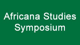 Africana Studies symposium