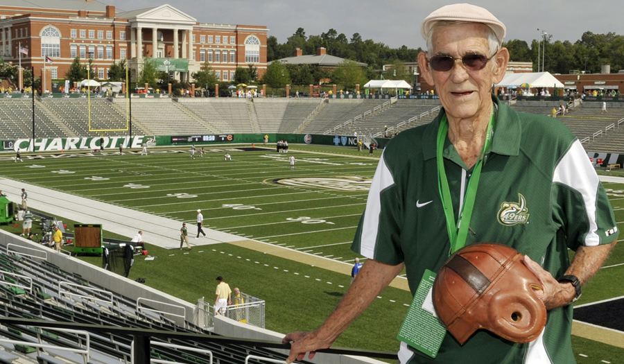 Carroll York at first Charlotte 49ers football game