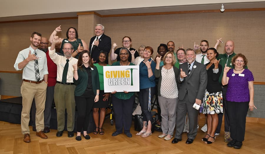 2018 Giving Green kickoff co-chairs and champions