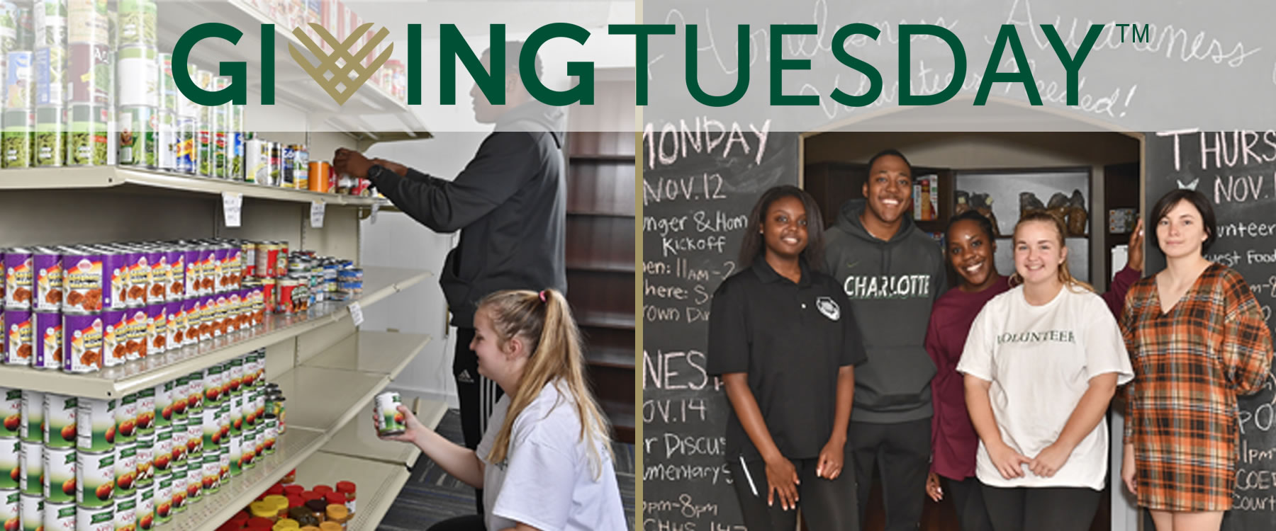 UNC Charlotte is continuing its tradition of participation this year by supporting the Jamil Niner Student Pantry and the Niner University Elementary to ensure current and future 49ers have the resources they need. 