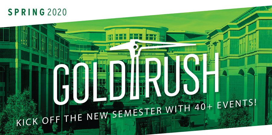 Spring Gold Rush events welcome new and returning students to campus
