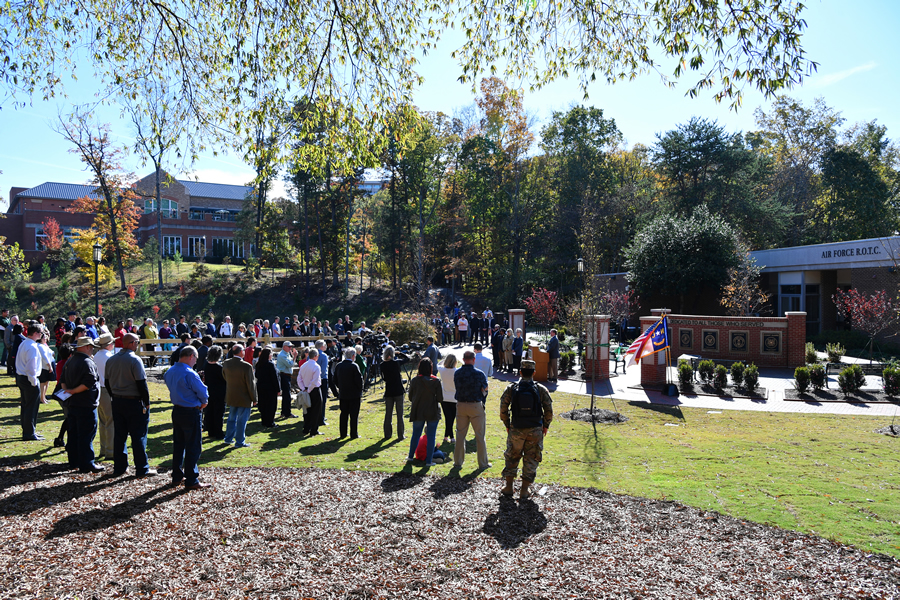 Veterans Park formally opens on campus