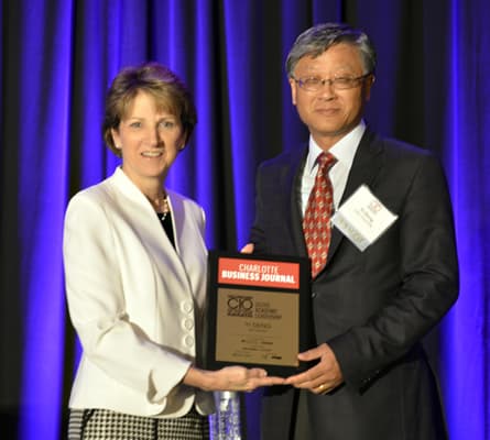 Yi Deng honored by Charlotte Business Journal