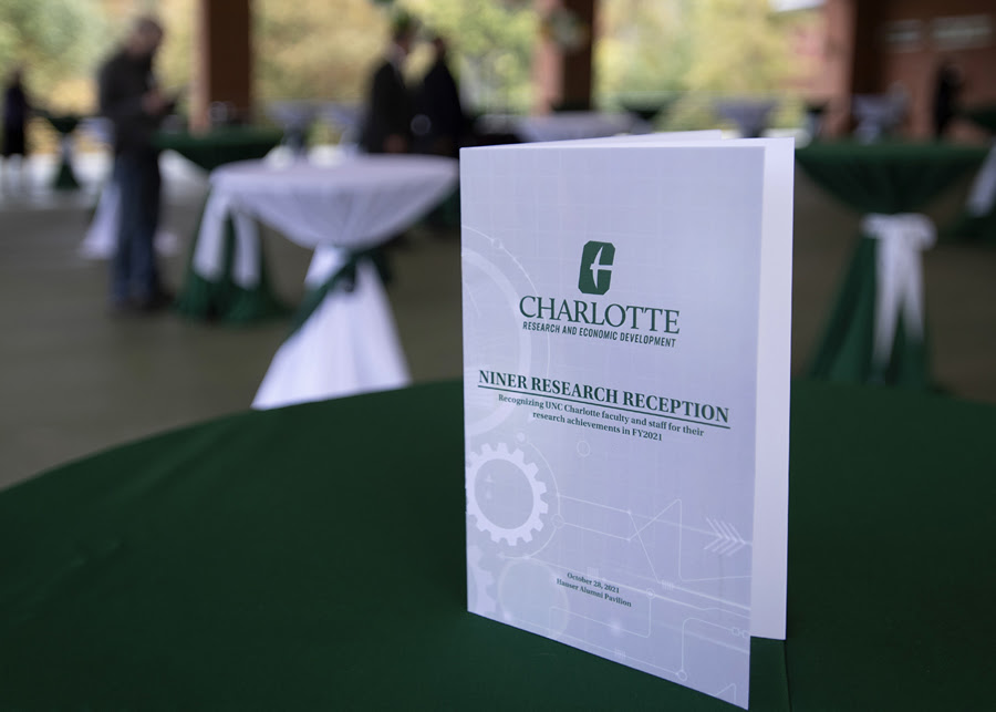 UNC Charlotte researchers recognized at 2021 Research Reception