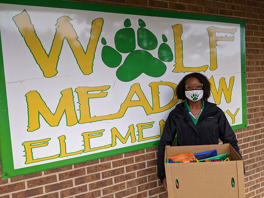Faculty and staff contributed to this year's Giving Green through volunteer at home kits