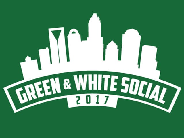 Green and White Social