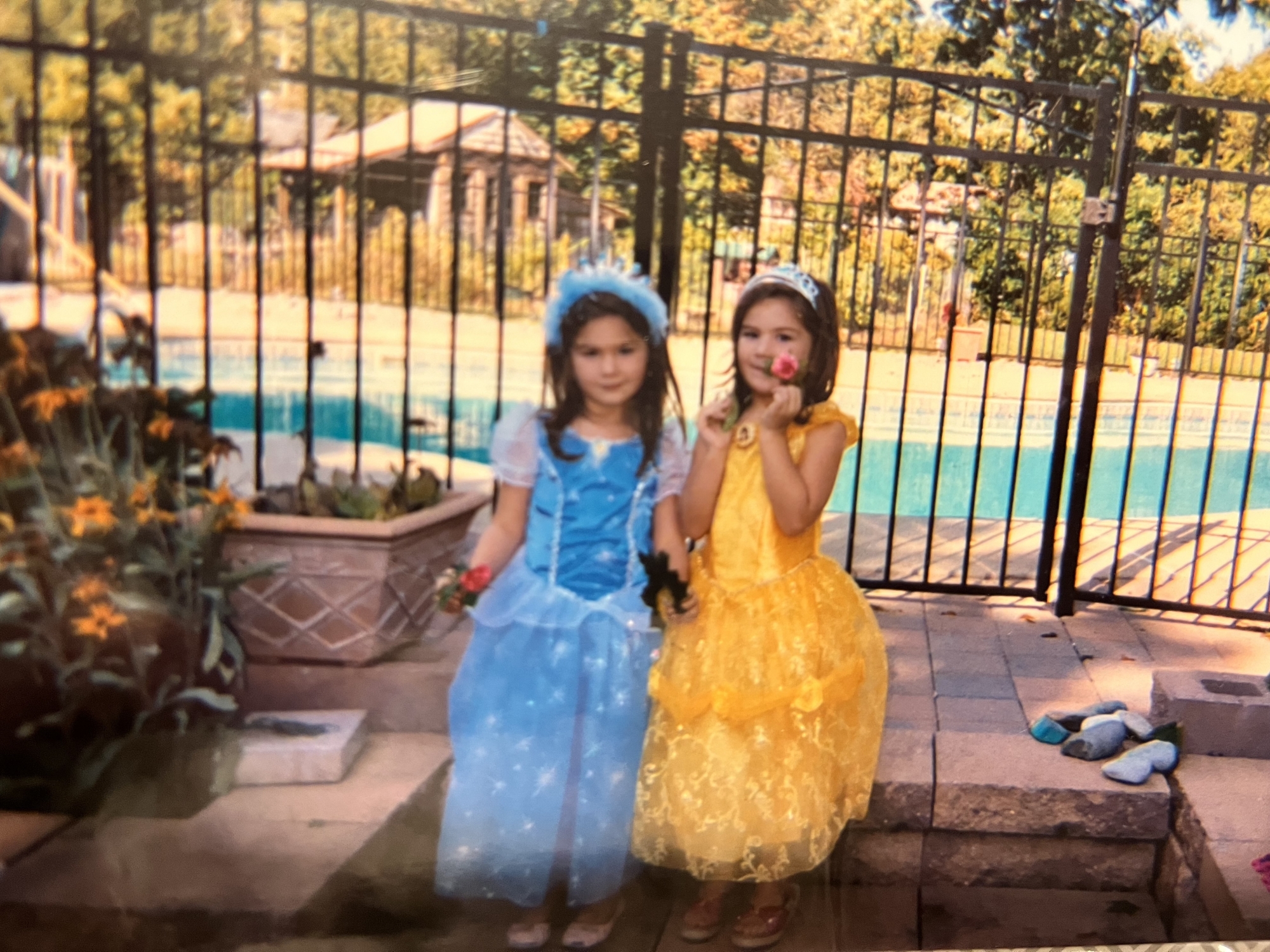 Alexa K and Tori dressed as Cinderella and Belle