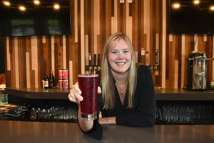 Kristin Cagney '19 MBA, the founder/owner of Summit Seltzer, is driving business by creating the first seltzer brewery on the East Coast.
