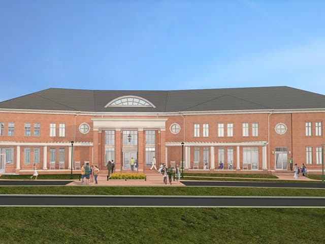 UNC Charlotte Admissions Center rendering