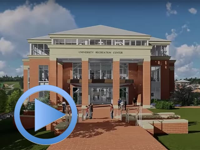 University Recreation Center rendering