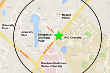 University Plaza map