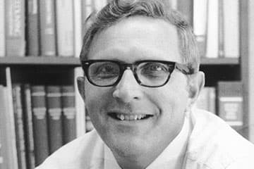 Thomas Turner as a new faculty member in the 60s