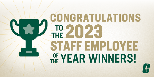 HR Announces 2023 Staff Employee of the Year Recipients