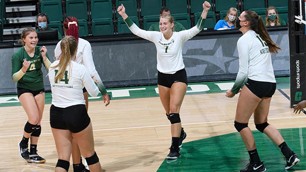 Rowan, Foster lead comeback charge in volleyball's 3-1 win over Florida Atlantic