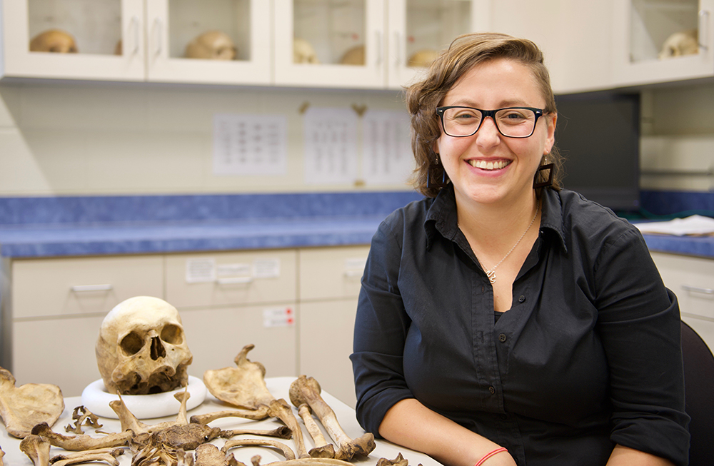 Sara Juengst, an assistant professor in the Department of Anthropology at UNC Charlotte
