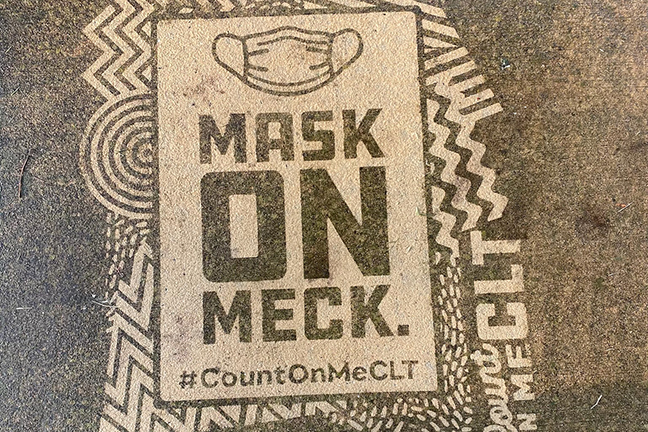 #MaskOnMeck Clean Graffiti
