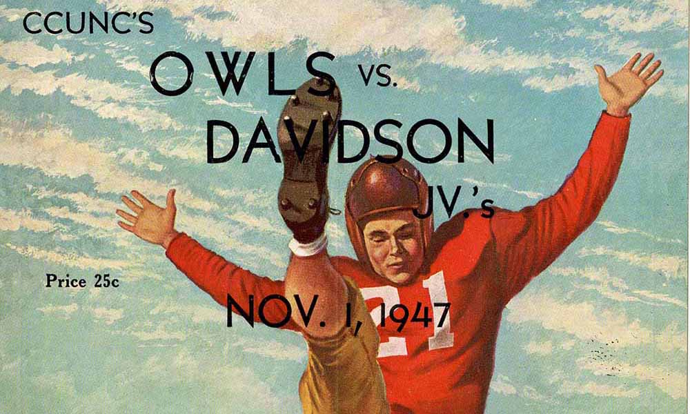 Old Owls football magazine cover