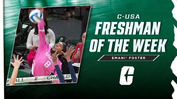 Foster wins sixth, final weekly award from C-USA