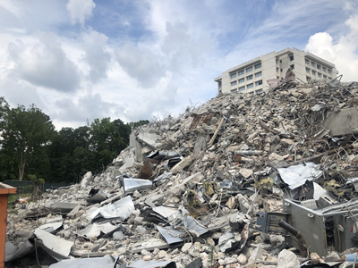 Moore Hall rubble