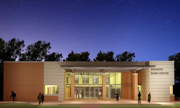 rendering of the Johnson Band Center