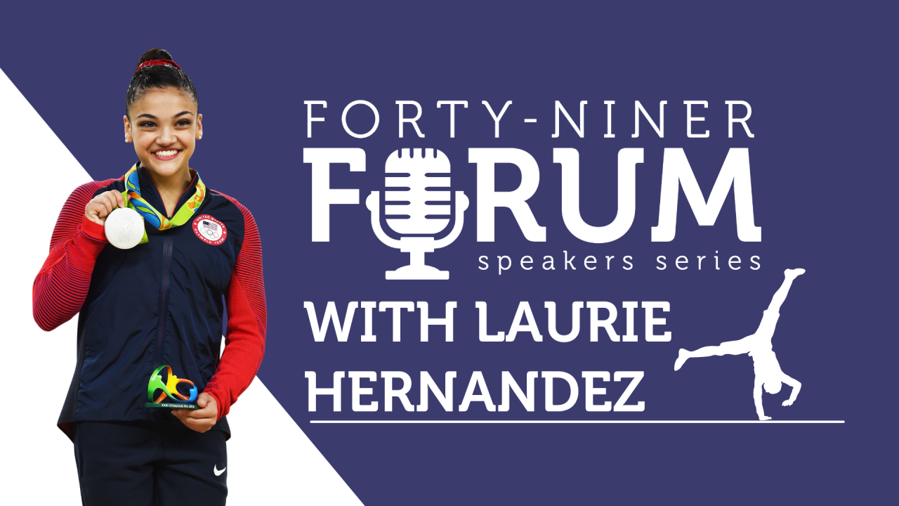 Olympian to speak at Forty-Niner Forum