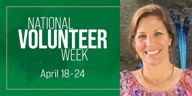 Linda Thurman shares her volunteer experience for National Volunteer Week