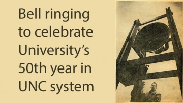 Bell ringing to celebrate 50th year in UNC system
