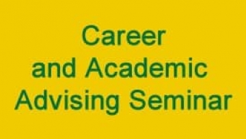 Career and Academic Advising Seminar 
