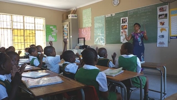 Classroom in South Africa