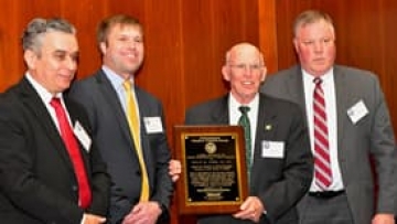 Phil Jones receives Frank Turner Award