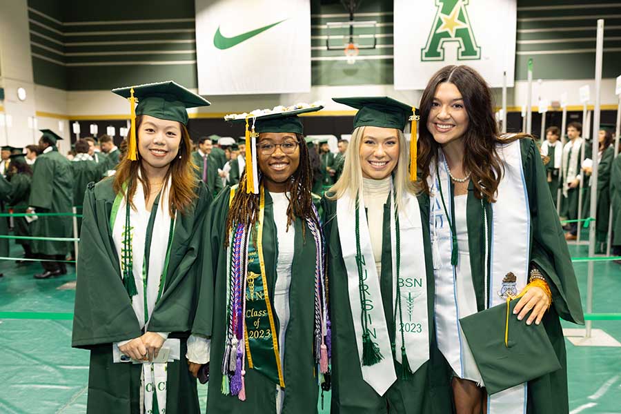 Graduates from the School of Nursing