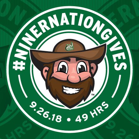 Niner Nation Gives graphic