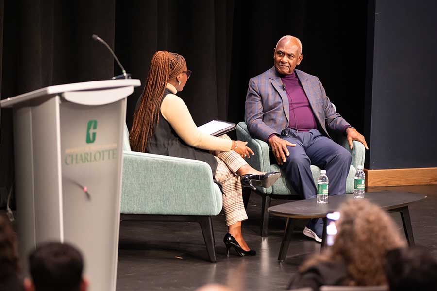 Former Charlotte Mayor Harvey B. Gantt shares lessons on leadership and accomplishing great things