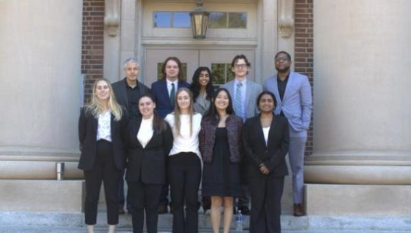 Mock trial students