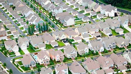 stock image of housing