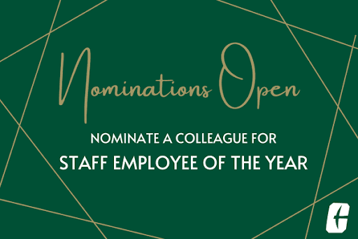 Staff Employee of the Year award nomination graphic