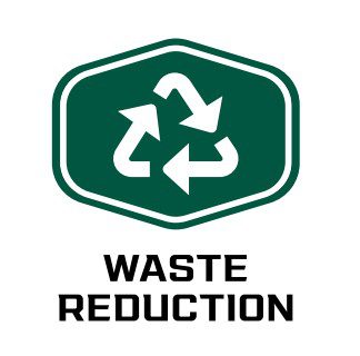 waste reduction badge graphic