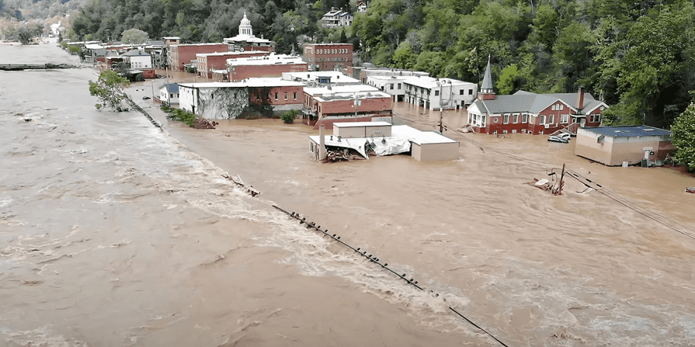 Belk Church Story Drone Image