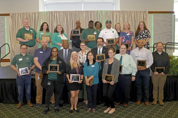 UNC Charlotte employees celebrating 20 years of service
