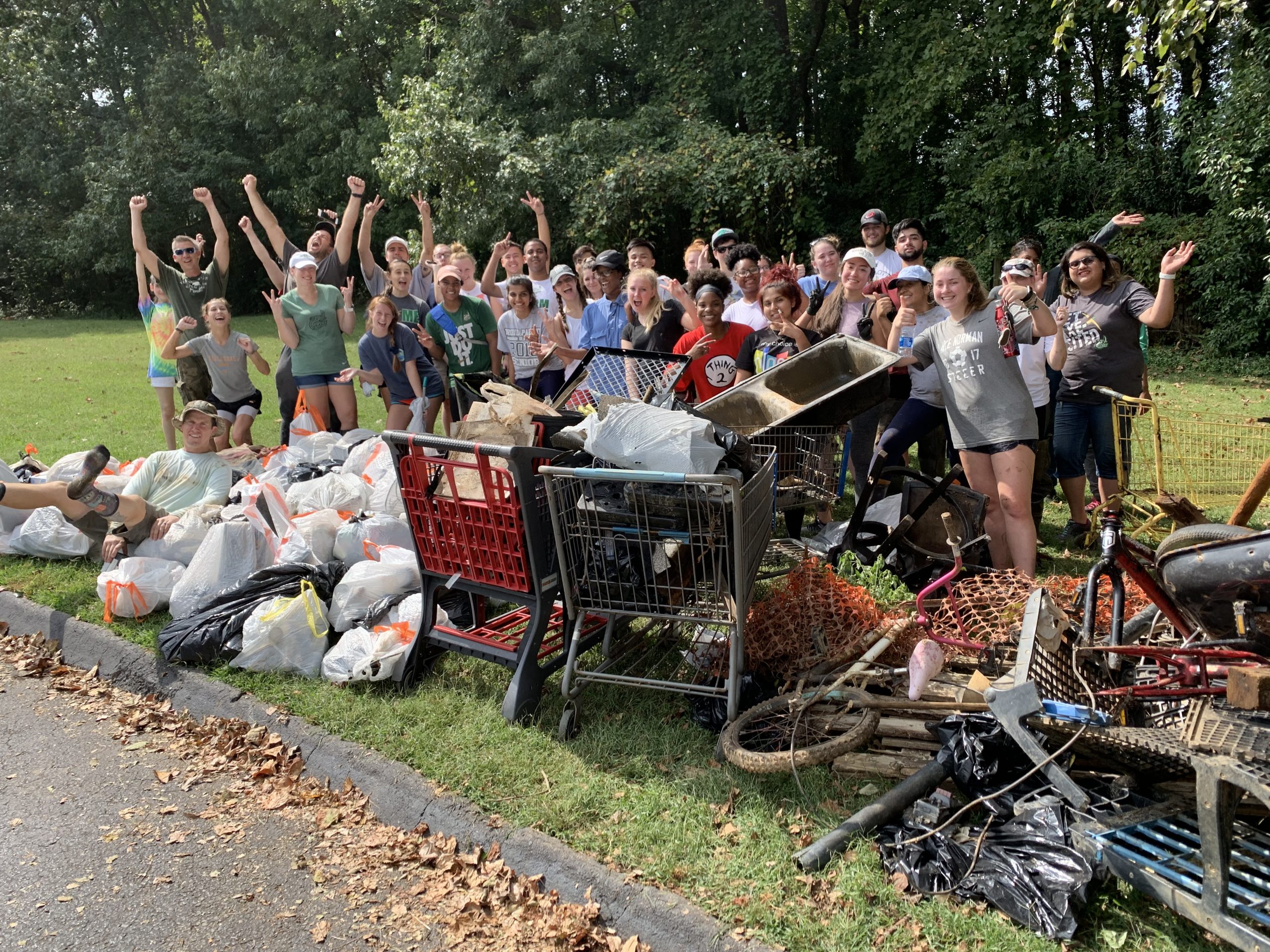 Group of Trash Taggers