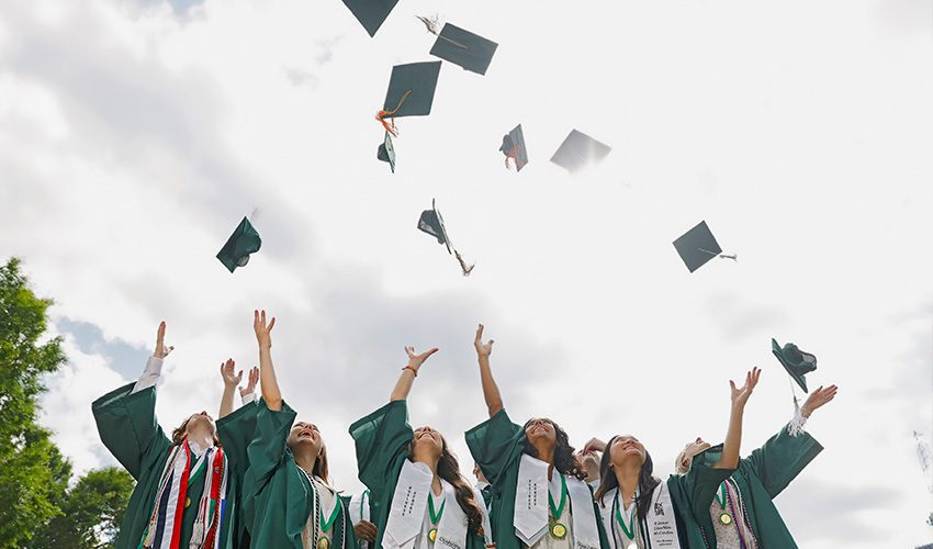 Levine Scholars cap throw