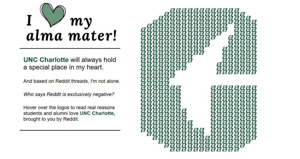 I love my alma mater data project