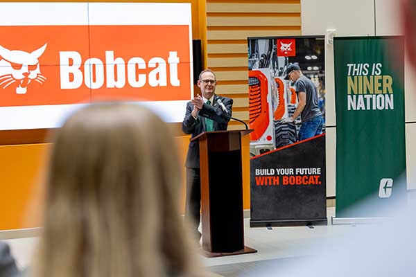 Dean Keynton at Bobcat Presentation