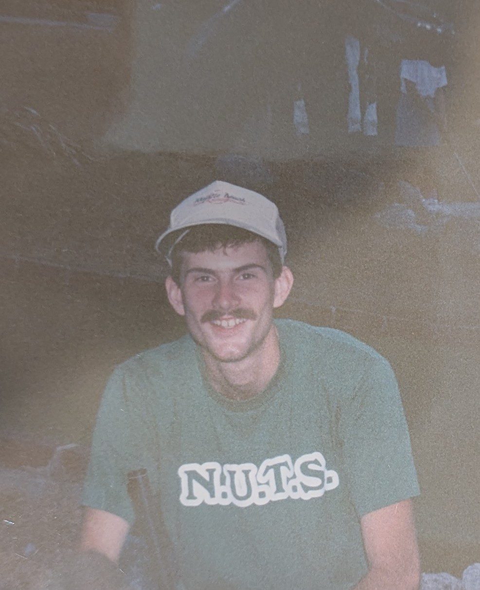 NUTS PHOTO Paul Riefenberg wearing a Niners United Toward Success (NUTS) shirt.