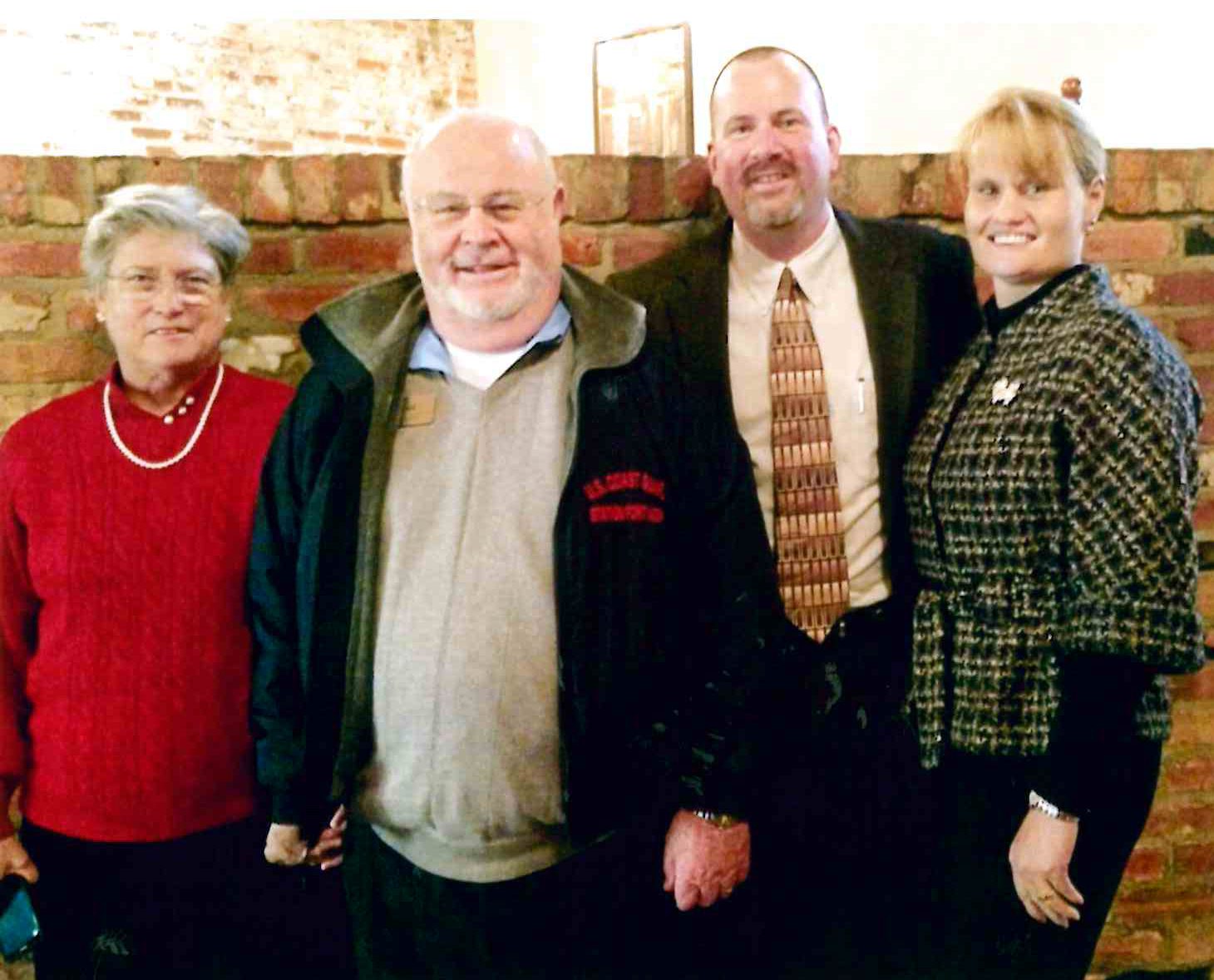 Padgett Photo The Riefenbergs pictured with Al and Peggy Padgett. Al founded CDP Inc., hiring Paul in 1990 and eventually selling him the company in 1997.